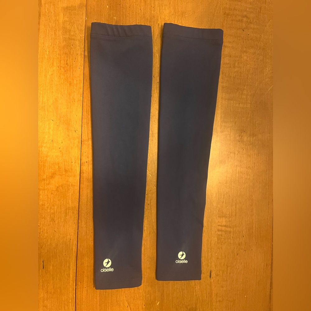 Blue Oiselle arm sleeves - race kit - size medium